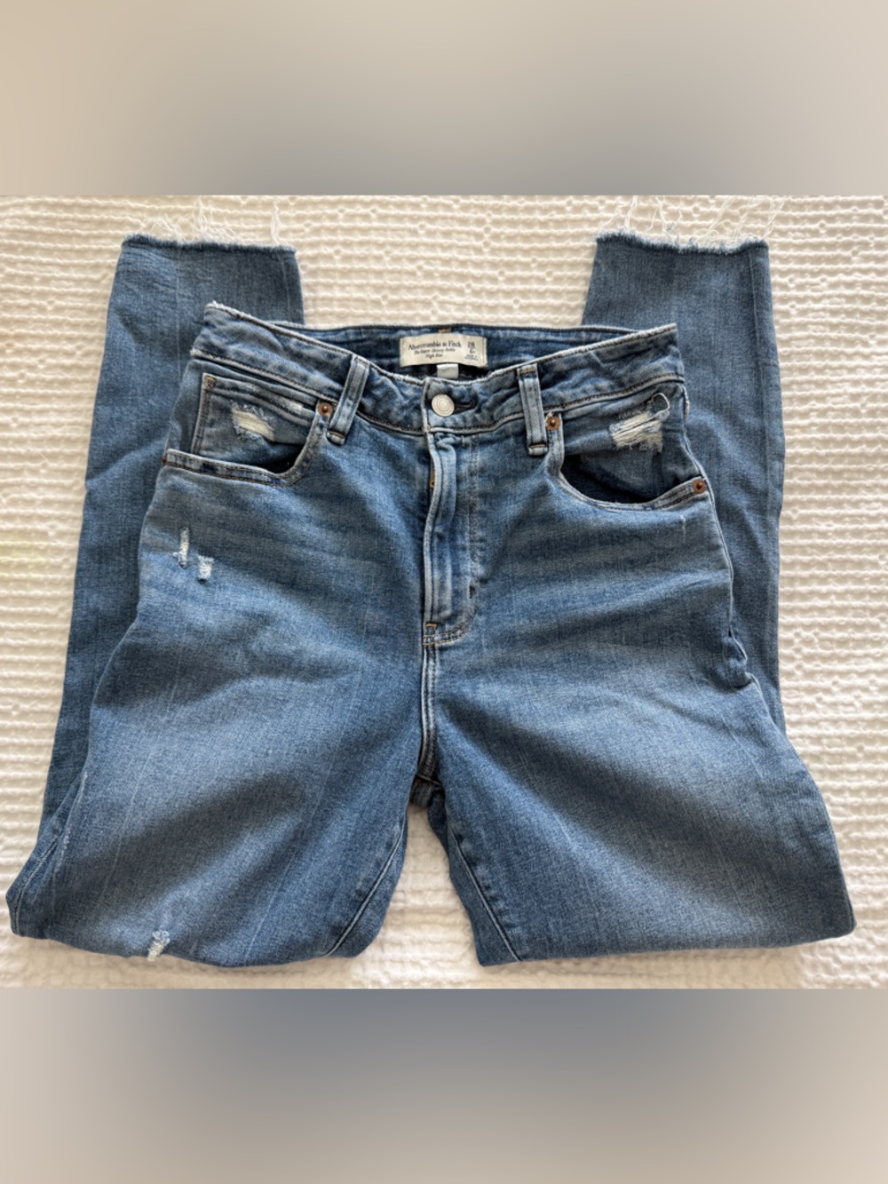 Abercrombie & Fitch Curve Love Skinny High Rise